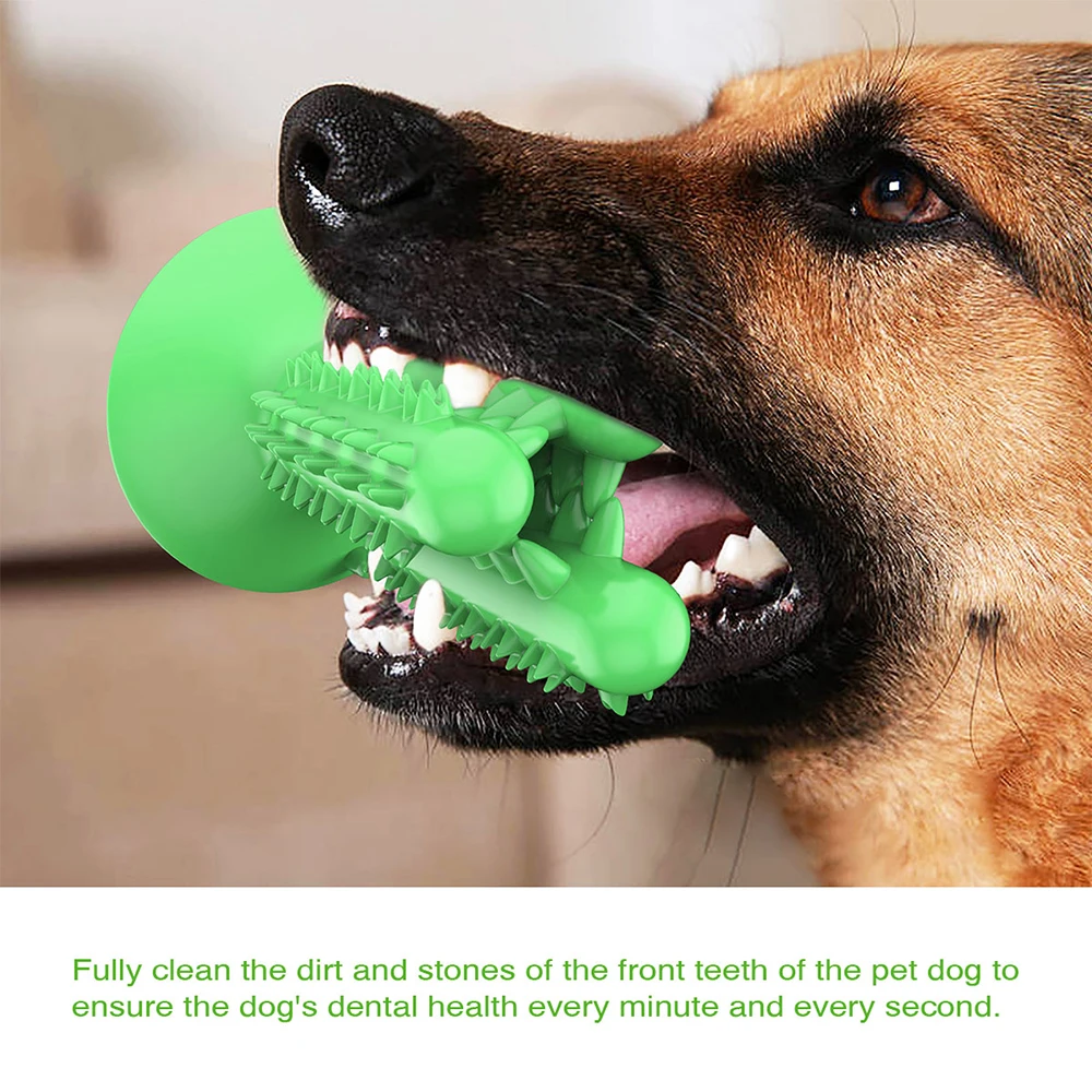 

Pet Dog Toothbrush Chew Toy Brush Stick Soft Rubber Cleaning Dot Massage Toothpaste for Small Medium Large dog Pets Supplies