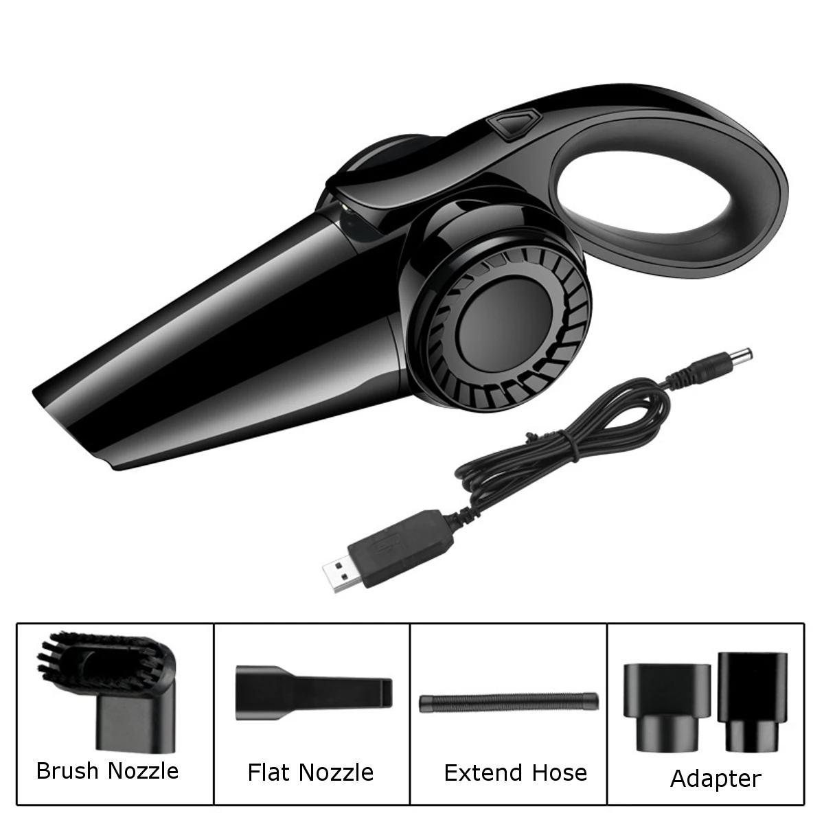 

12V Mini Car Vacuum Cleaner 7500Pa Auto Vacuum Cleaner 120W Car Interior Vacuum Cleaner Handheld Vacuum Cleaner For Wet And Dry