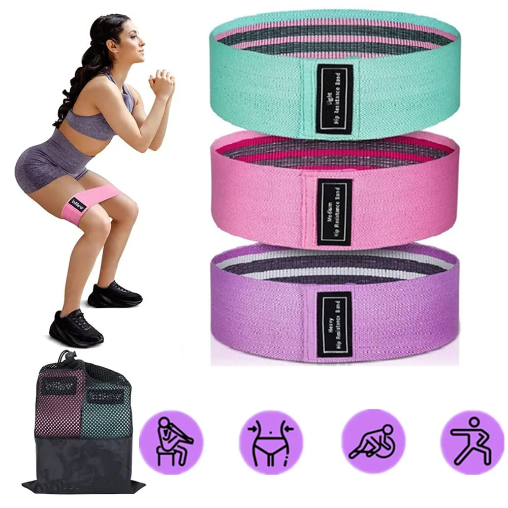 

Resistance Bands for Legs Butt Booty Hip Exercise Bands Set Sports Fitness Workout Bands Resistance Loops Band Anti Slip Elastic