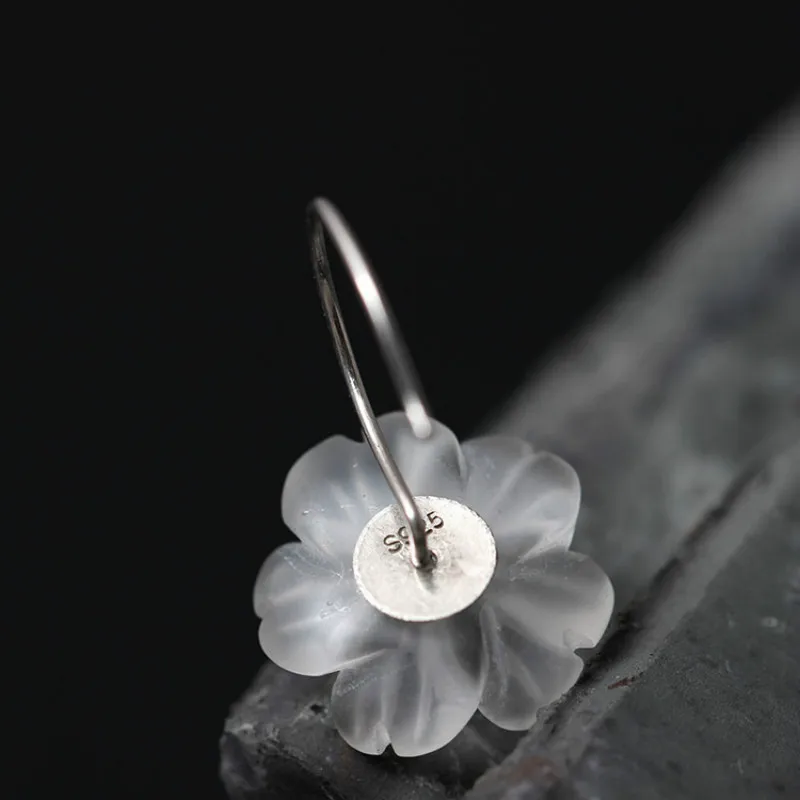 Женские серьги капли из стерлингового серебра 925 пробы в винтажном стиле с