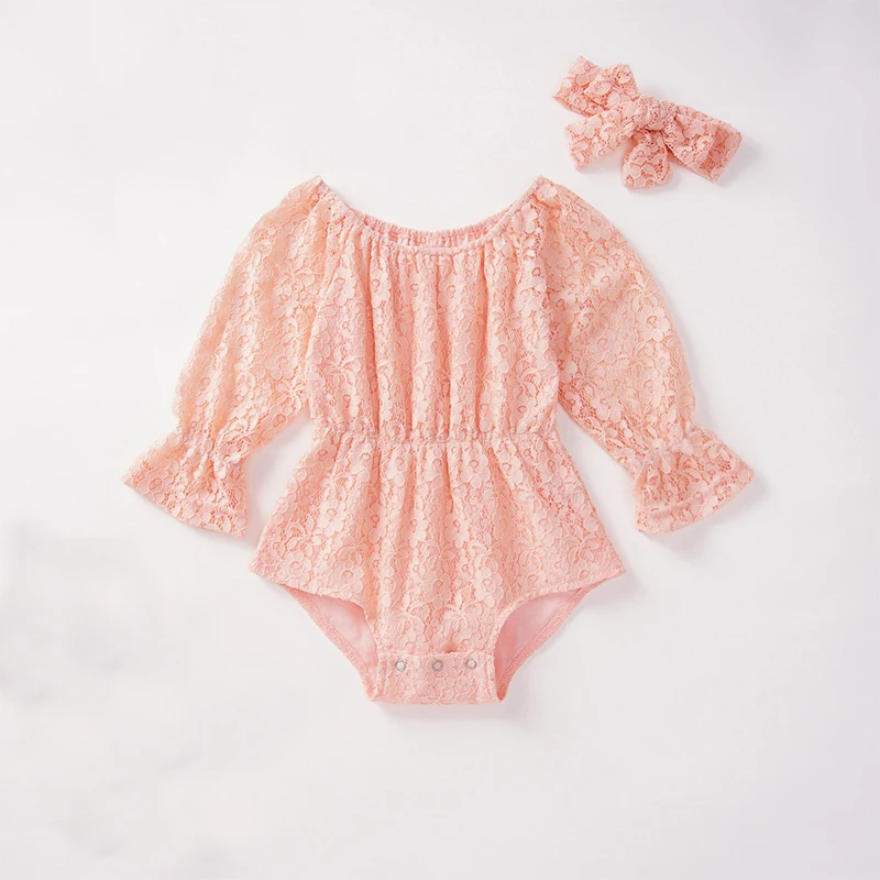 Chifuna/Новая Осенняя Кружевная повязка на голову с оборками одежда для маленьких