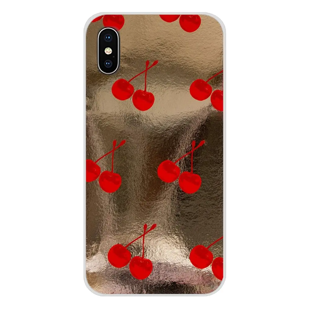 Чехлы из ТПУ кожи зеленого цвета плоды черемухи Еда Красочные для htc один U11 U12 X9 M7