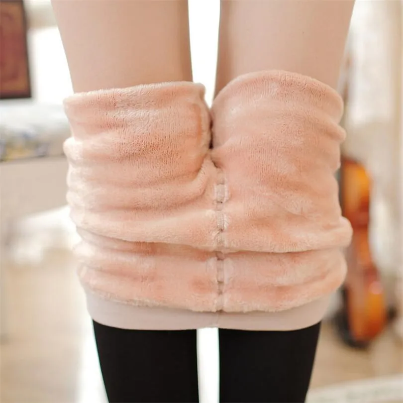 VIIANLES Velvet Legging Winter Printed Cat Legging Women Fashion Casual Warm Knitted Wool Thick Slim Women Super Elastic Leggins