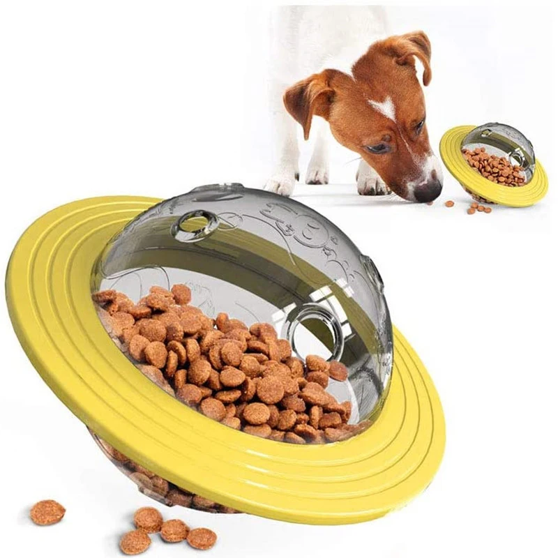 

Bite-resistant Dog Toy Dog UFO Toys Pet Bowl Snacks Feeder Dog-resistant educational Pet Supplies for dropshipping