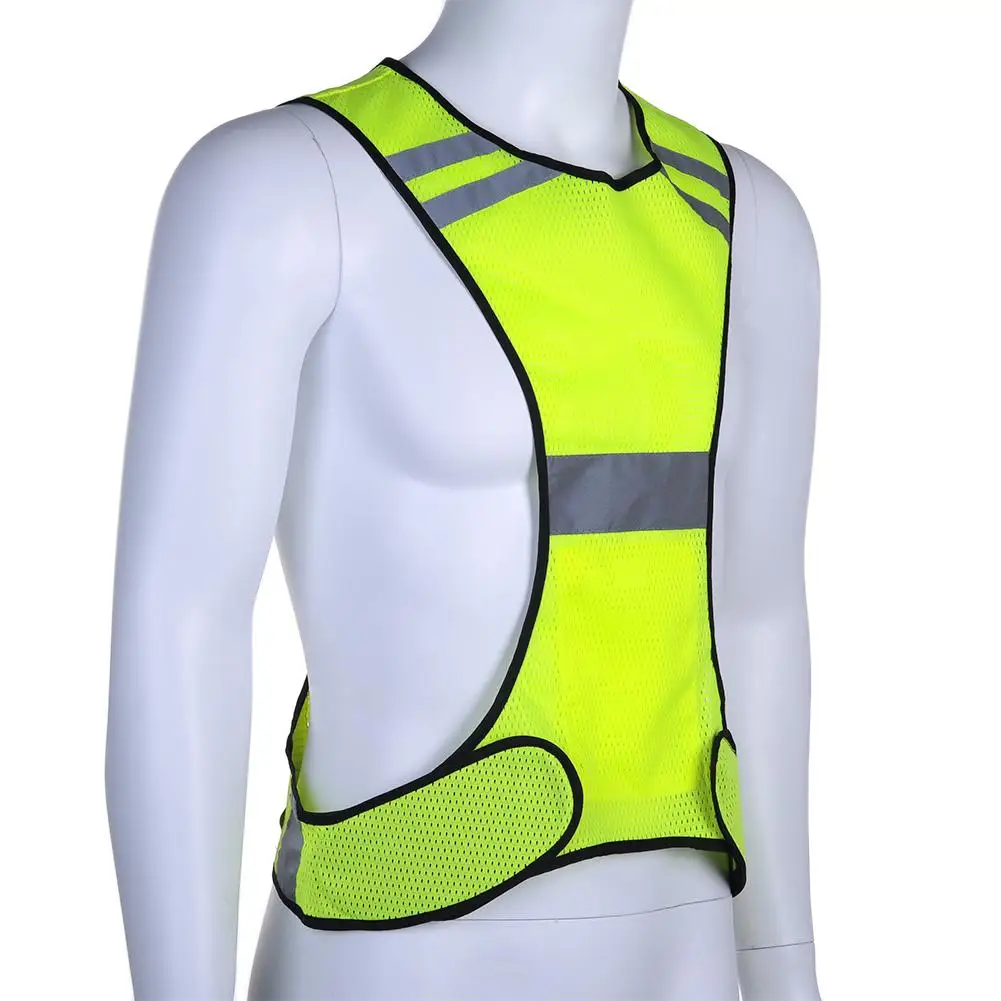 Светодиодный Беспроводной Велоспорт светоотражающий жилет светящиеся темные