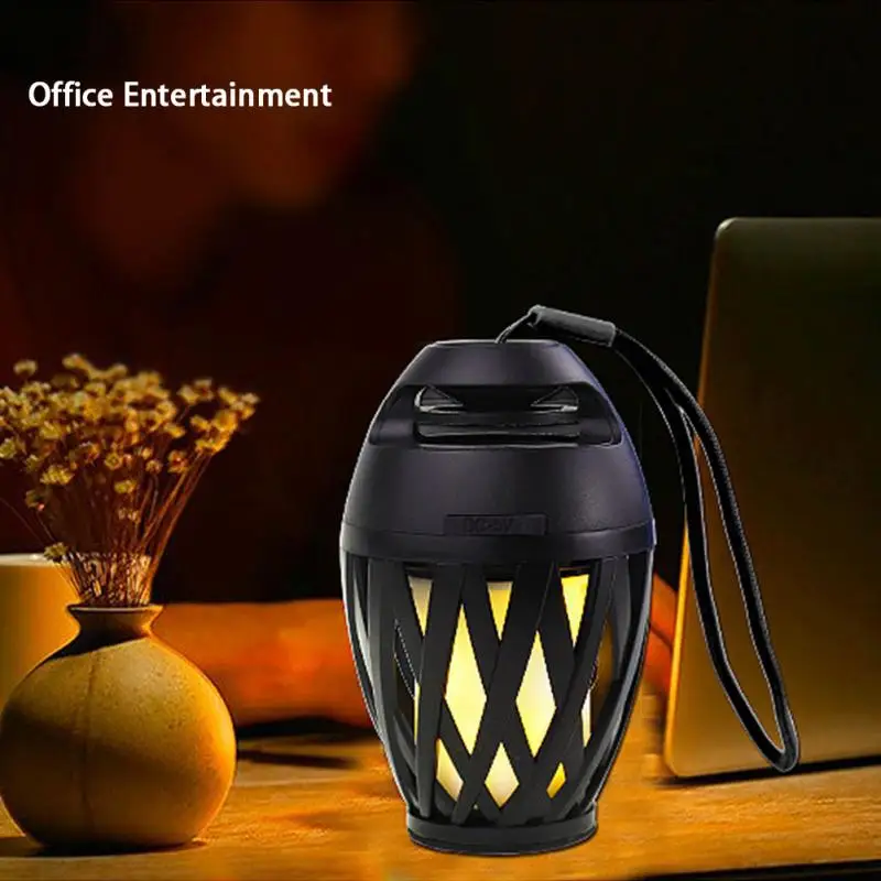 Мерцает ночной Светильник Hi Fi стерео мини кемпинга и походов музыка светодиодные