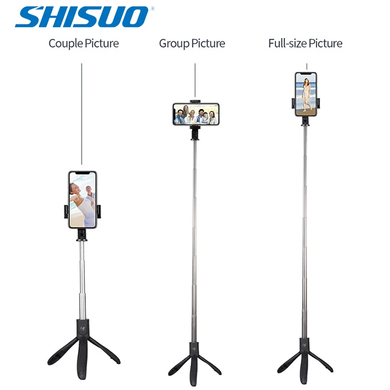 Мини селфи палка SHISUO k06 Складная с Bluetooth|Селфи-моноподы| |