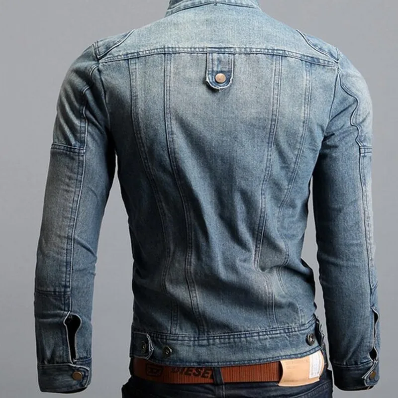 Manteau Homme 2020 Модные мужские джинсовые куртки куртка на молнии пальто для мужчин Aqueta
