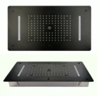 Насадка для душа, черная, 2021 x светодиоды для потолка в душе мм, 700x380 мм