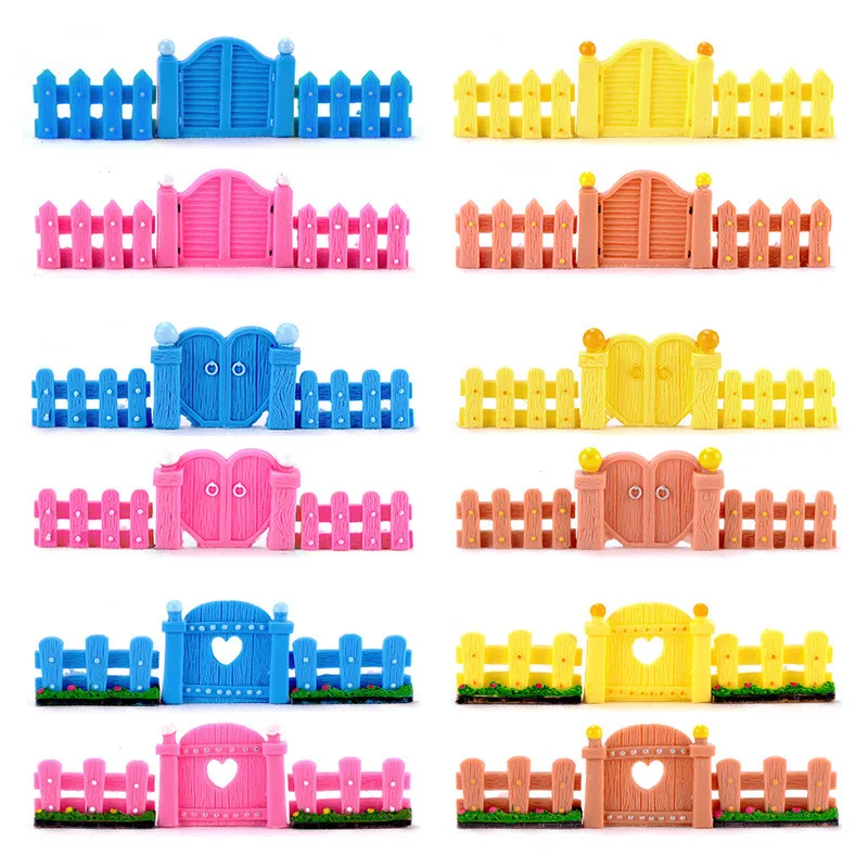 Домашний забор для ворот настенного крепления 1 шт. миниатюрные сказочные