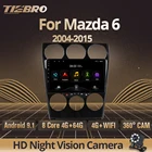 Автомагнитола TIEBRO, 2DIN, Android 9,0, мультимедийный Dvd-плеер для Mazda 6 2004-2014, Gps-навигация