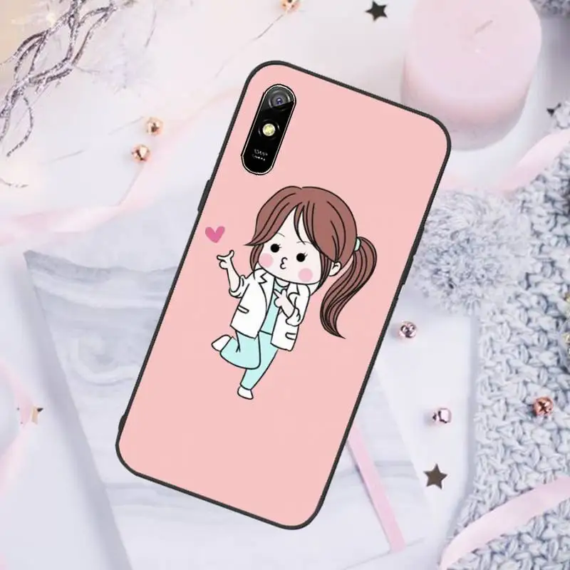 

Spain Cartoon Medicine Doctor Nurse Phone Case For Xiaomi Mi Redmi Note 7 8 9 pro 8T 9T 9S 9A 10 Lite pro