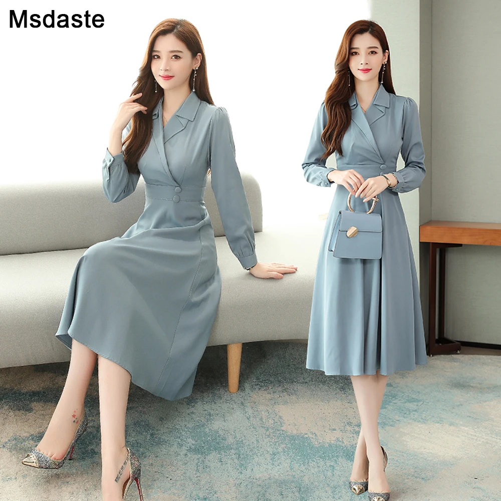 Женское винтажное платье миди 2XL размера плюс элегантное облегающее с длинным