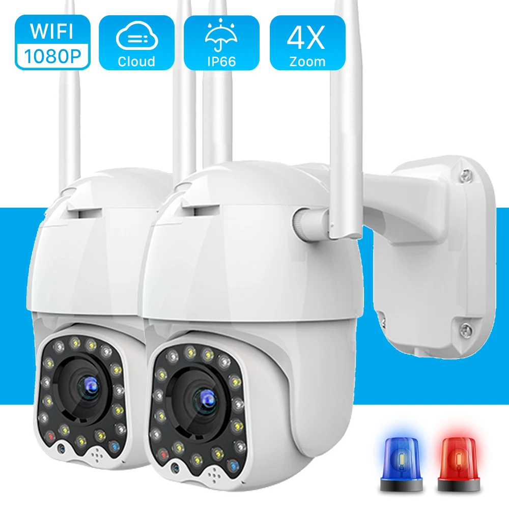 Наружная PTZ IP-камера 1080P 2 МП облачная Домашняя безопасность автоматическое