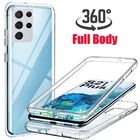 Чехол для Samsung Galaxy S21, S20 FE, Note 20 Ultra, S10, S9, S8 Plus, A32, A51, A71, A52, A72, силиконовый, прозрачный, противоударный