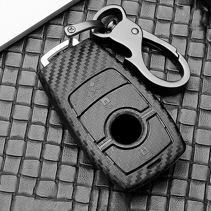 

ABS Carbon Fiber Car Key Case Cover For Mercedes Benz 2017 E-Class E43 W213 E300 E400 Maybach W205 C C200 C180 C260 C300 E200