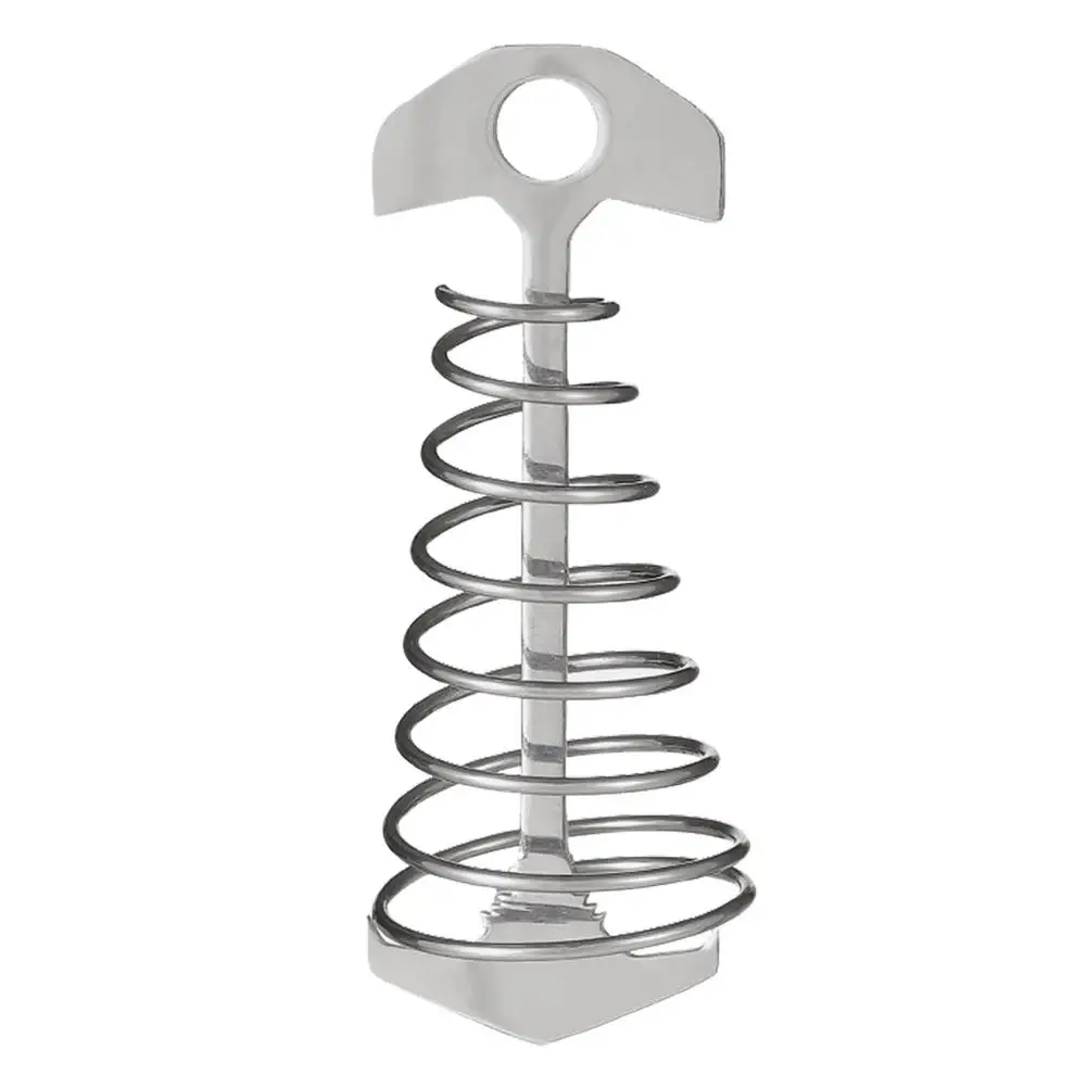 

70/80x30mm Fishbone Tent Rope Tightener With Spring Buckle Stainless Steel Deck Tie Down Anchor Cord Adjuster For Camping