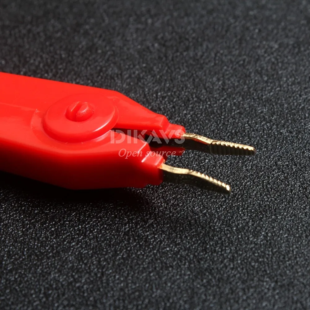 2 шт. медный крокодил с покрытием LCR Кельвин четыре заколка утка | Электронные