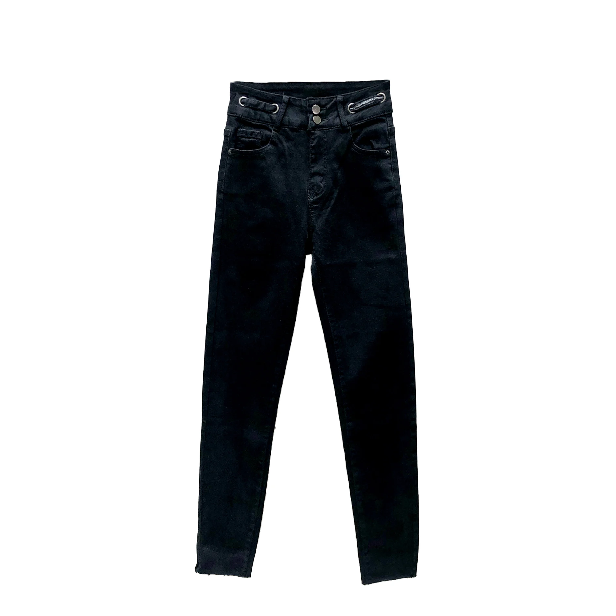 

2021 Autumn Winter Women's Fashion High Waist Slim-Fit Fleece Skinny Pencil Pants Female Trousers A4372