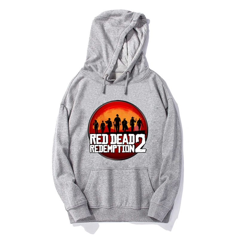 Толстовка с капюшоном Red Dead Redemption 2 Мужская и Женская толстовка принтом флисовый