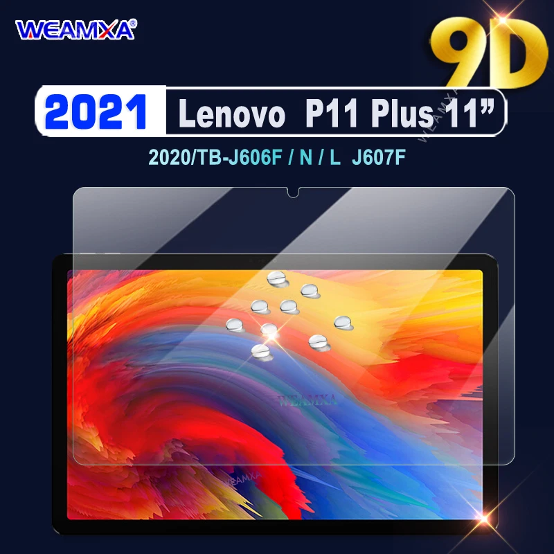 

Premium Tempered Glass Film For 2021 2020 Lenovo Xiaoxin Pad P11 Plus J607F J606F 11 inch Screen Protector explosion proof Guard