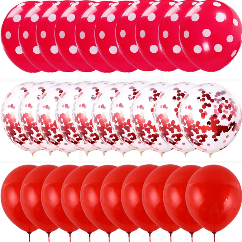 30pcs12 дюймовые латексные воздушные шары розового золота с блестками для свадьбы