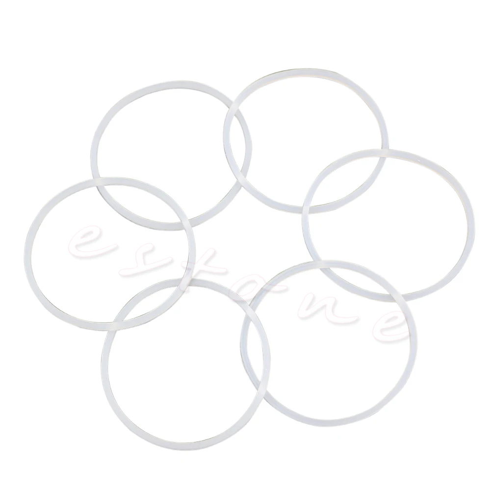 

6Pcs New Replacement Gaskets Rubber Seal Ring for magic bullet Flat/Cross Blade