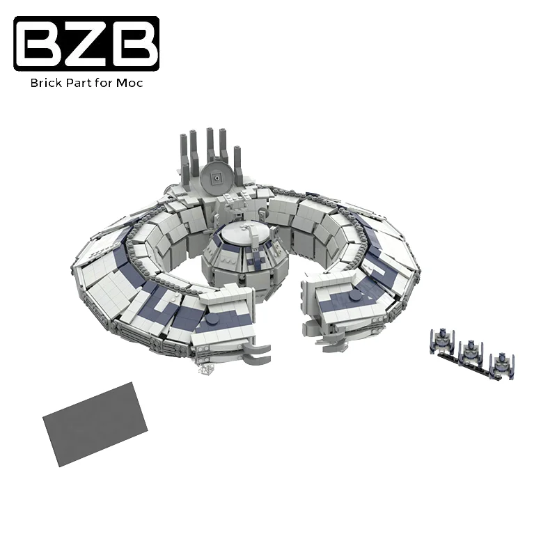 

BZB MOC звездная серия война Разрушитель класс люкрехалк воздушный корабль креативная модель строительного блока детские игрушки мальчики DIY ...