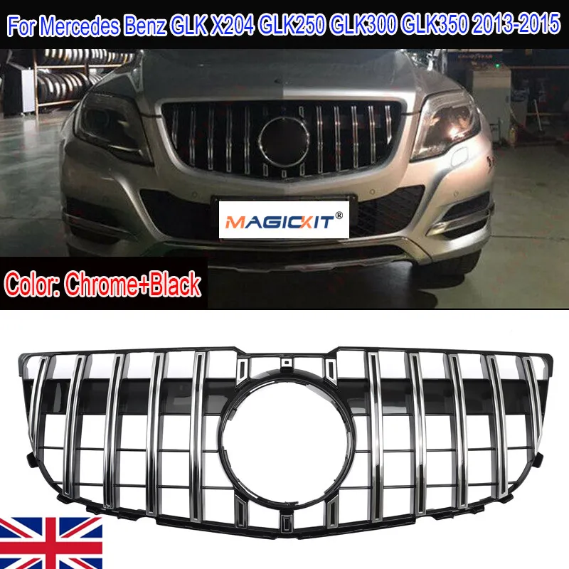 

MagicKit For Mercedes-Benz X204 GLK350 2013 2014 2015 Front Bumper Grill Radiator Grille