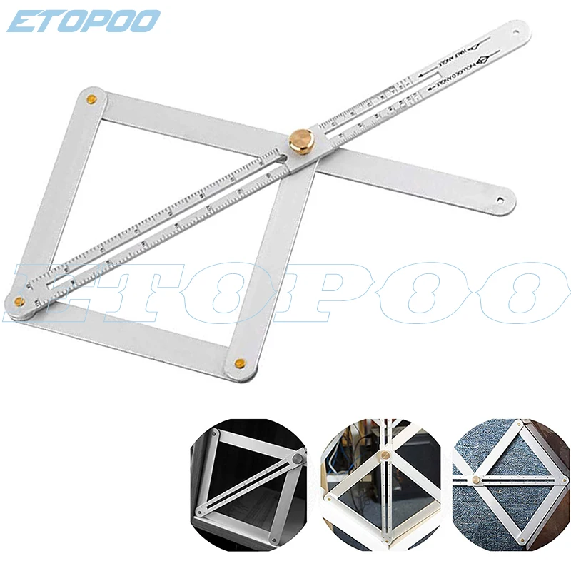 Алюминий сплав конического зубчатого колеса &amp угловой транспортир Угол Finder для