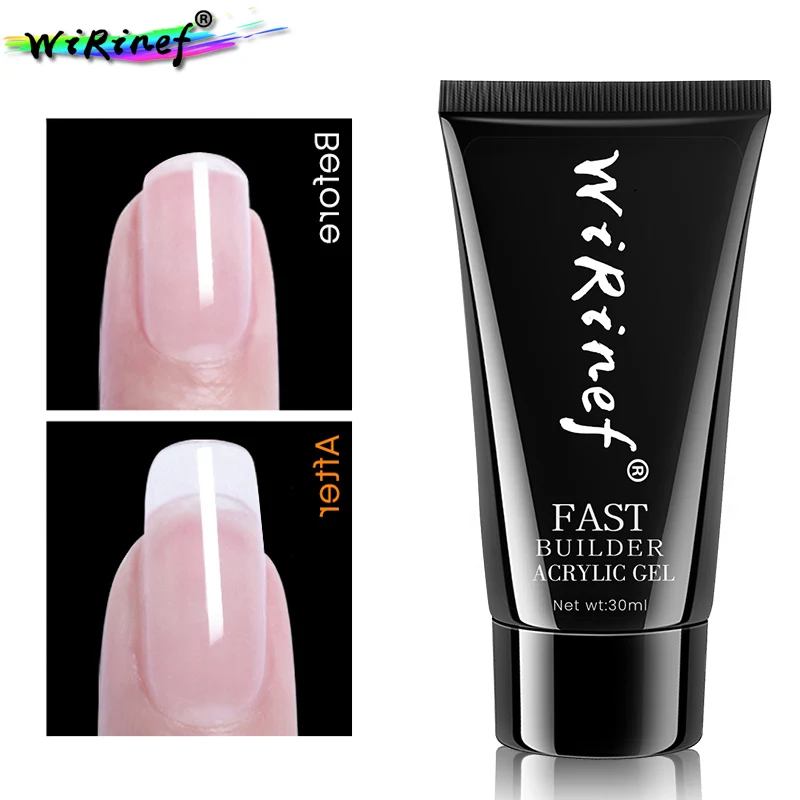 WiRinef а так же 30 г строительный гель для полировки быстрая наращивания NailsTip пальца