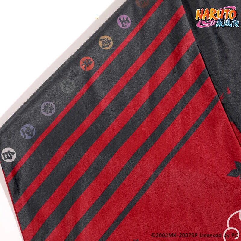 

Brdwn Akatsuki Red Cloud Uchiha Itachi Konohagakurenosato Chinese Official Authorization Cosplay Scarf Anime Scarves