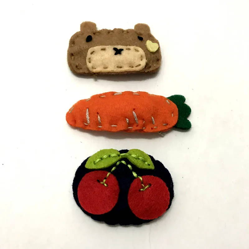 2019 ручная работа фланелет ручной работы заколка для волос милые детские заколки