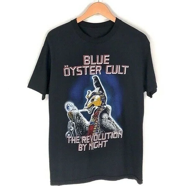 

Blue Oyster Cult T-Shirt Funny Birthday Cotton Tee Vintage Gift Men Women