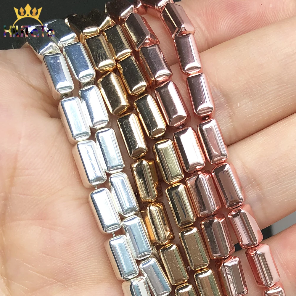 Бусины Из Гематита под розовое золото 8 х4 мм|Бусины| |