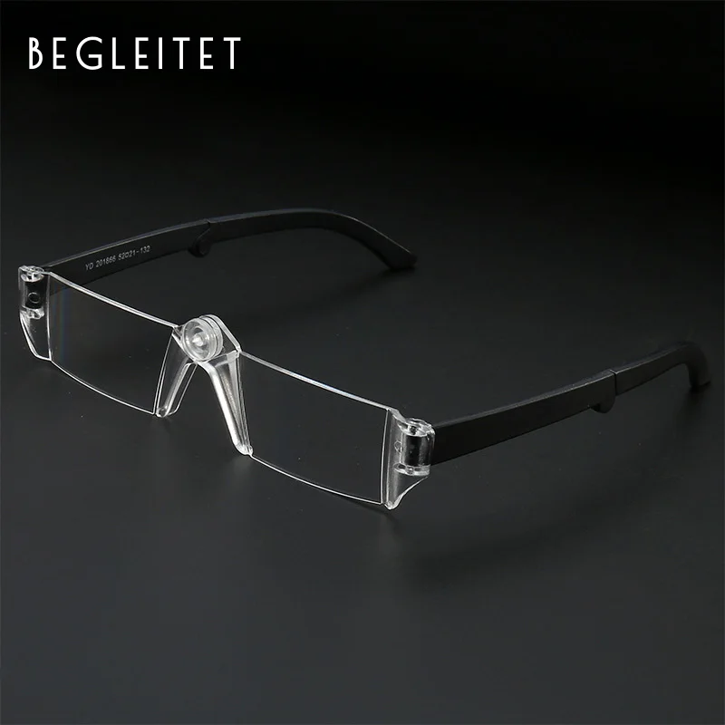 BEGLEITET 2019 Gafas de lectura New Women Men Business Eyewear Fashion Frameless Folding Reading Glasses gözlükочки для чтения |