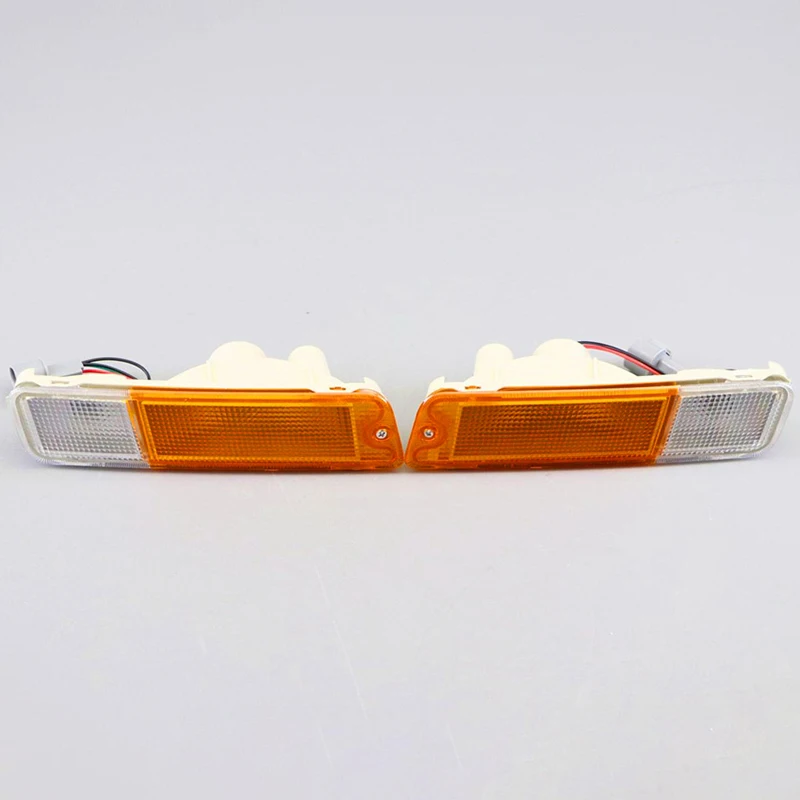 1 Pair Car Front Bumper Fog Light Bar Lamp Indicator Blinker Lights For Mitsubishi Triton Ute MK Series 2 3 109133 | Автомобили и