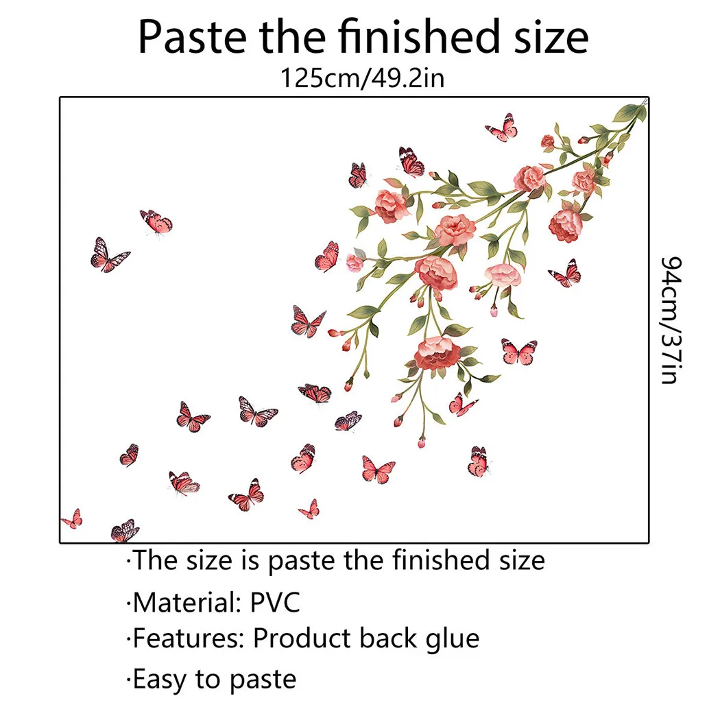 

Mural Wall Sticker Plant Quote 94 * 125cm Removable Room Branch Unique