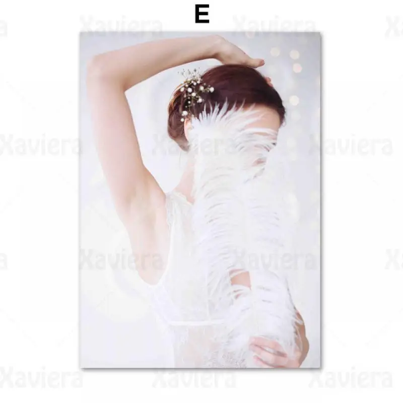 

Pink Wall Art Nordic Poster Empire State Building Eiffel Tower Ferris Wheel Ballet Girl Canvas Art Painting Girl Room Home Decor