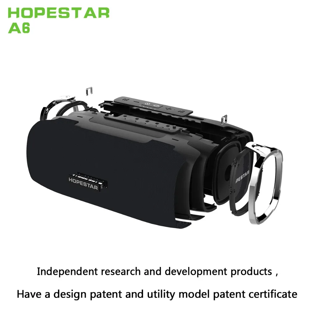 Мощная компьютерная bluetooth Колонка Hopestar A6 35 Вт звуковая колонка портативная