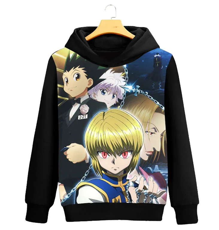 HUNTERXHUNTER GON · FREECSS Killua Zoldyck маскарадные костюмы для мальчиков толстовка с
