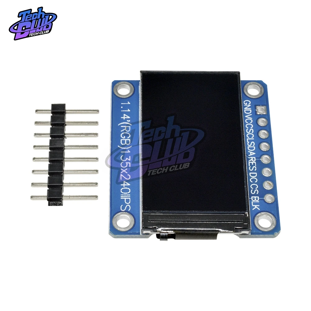 1,14 дюймов ips OLED дисплей модуль ЖК-экран 135*240 RGB TFT для Arduino ST7789 ЖК-плата SPI полноцветный HD OLED 8pin DIY