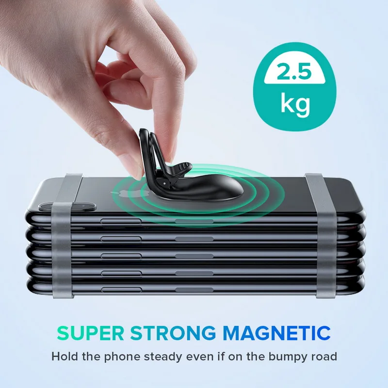 Металлический магнитный автомобильный держатель для телефона на вентиляционное
