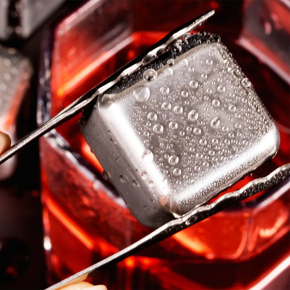 304 кубики льда из нержавеющей стали многоразовые охлаждающие камни для виски