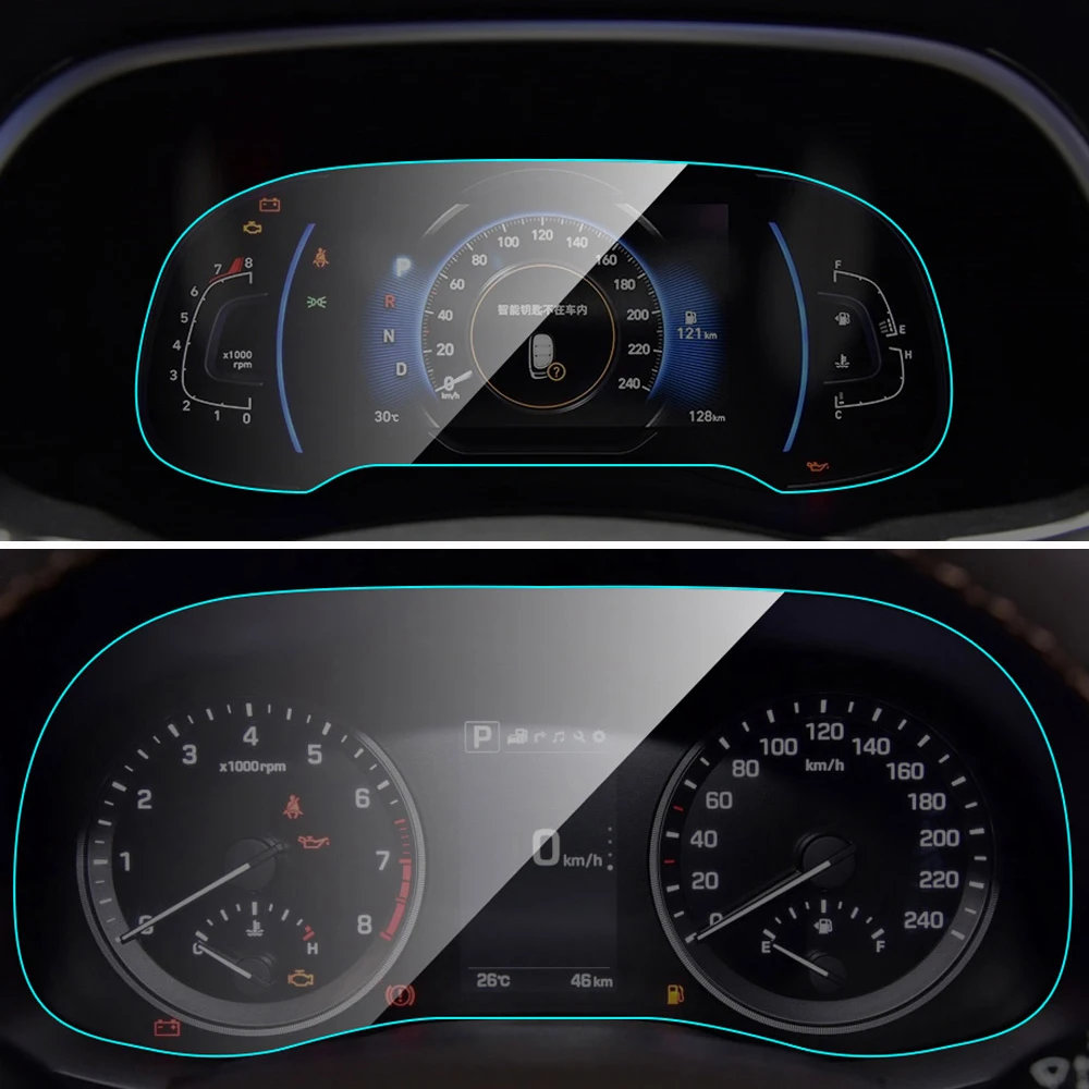 Защитная пленка для экрана приборной панели автомобиля Hyundai Tucson 2015 19 мембрана