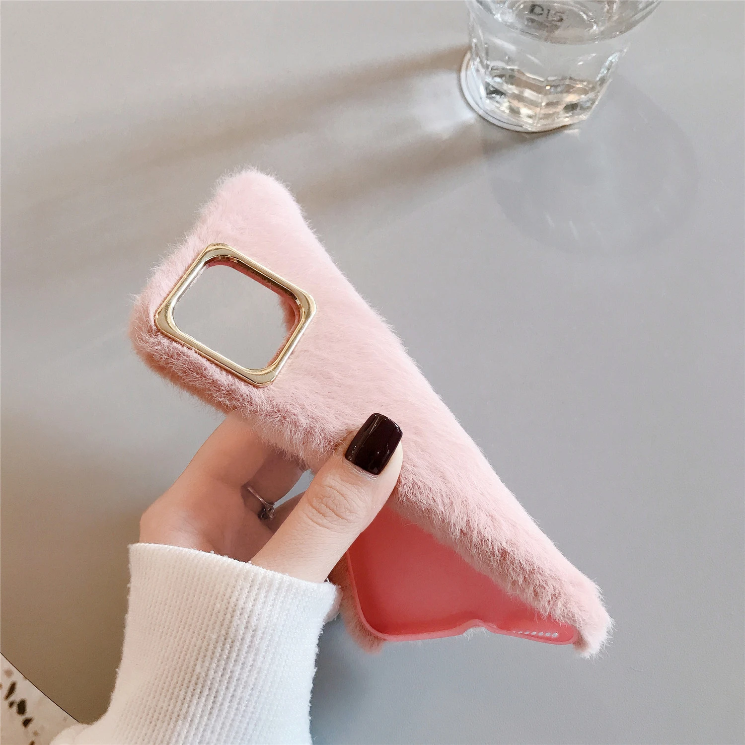 Симпатичный теплый плюшевый женский чехол для Huawei P9 P10 P20 P30 pro lite plus mate9 10 20 Honor 8 9