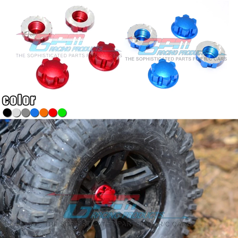 

GPM TRAXXAS 1/5 X-MAXX 6S/8S 77086-4 Monster Truck metal aluminum alloy 22MM Wheel Mount lock wheel Tire nut
