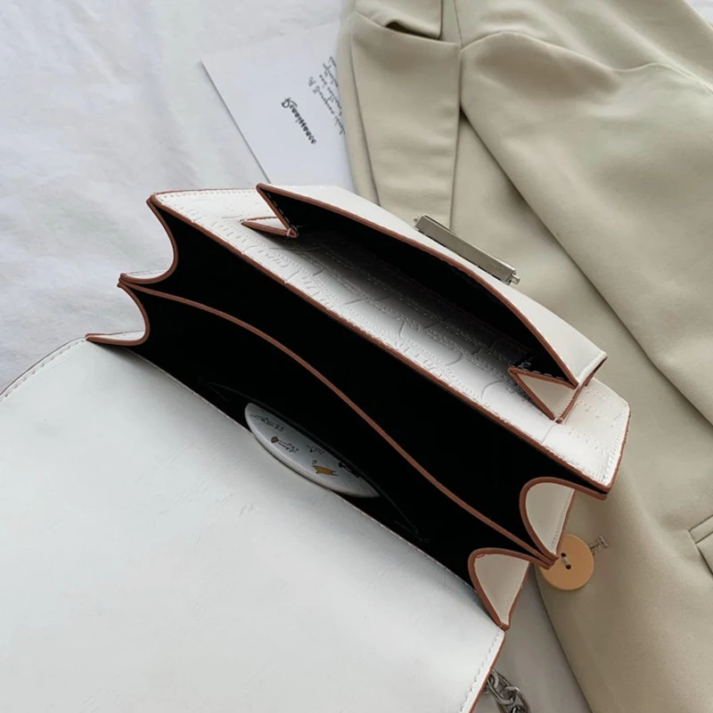 

CASMOR Flap Shoulder Armpit Bag 2020 Lady Fashion UP Designer Solid Color Alligator Handbag for Affordable Luxury Women