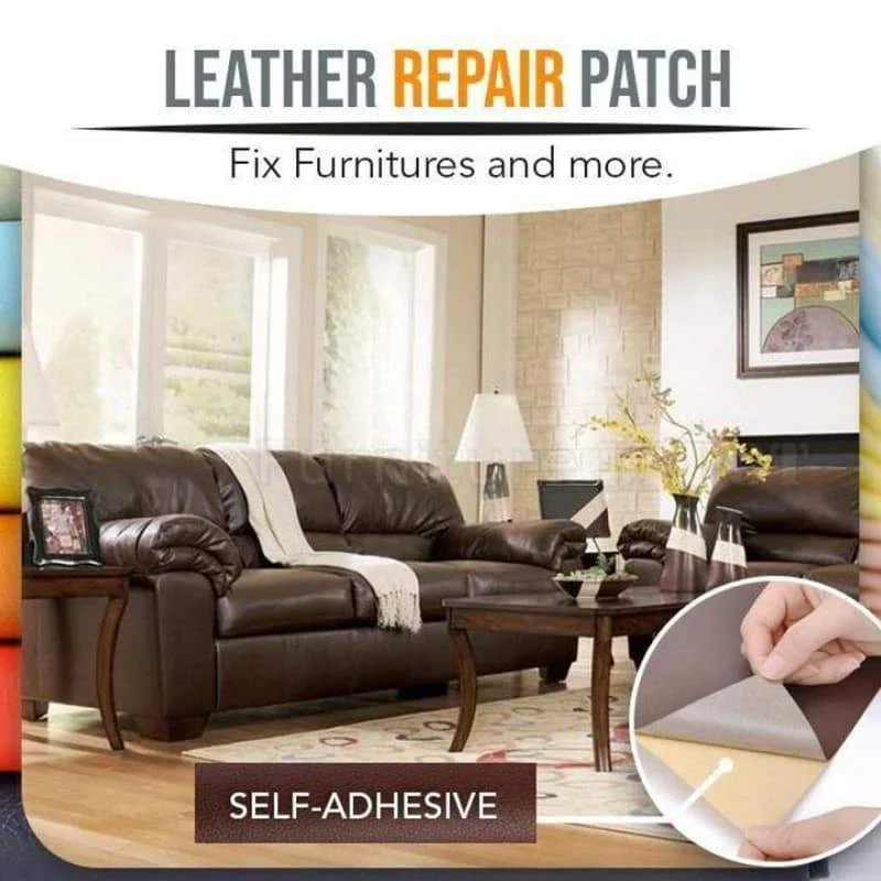 

50*138cm Lia Quick Fix Leather Repair Patch Faux PU Leather Fabric Repair Patch Sticker For Sofa Car Bag DIY Craft