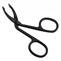 stainless steel elbow eyebrow pliers clip scissors tweezers straight pointed professional eyebrow plucking makeup beauty tools